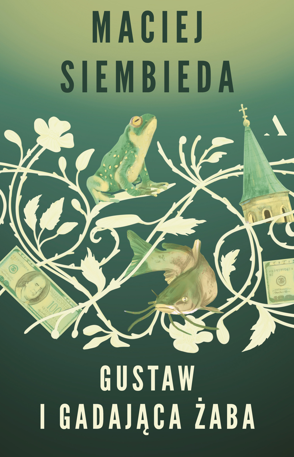 Okładka: Gustaw i gadająca żaba — Maciej Siembieda
